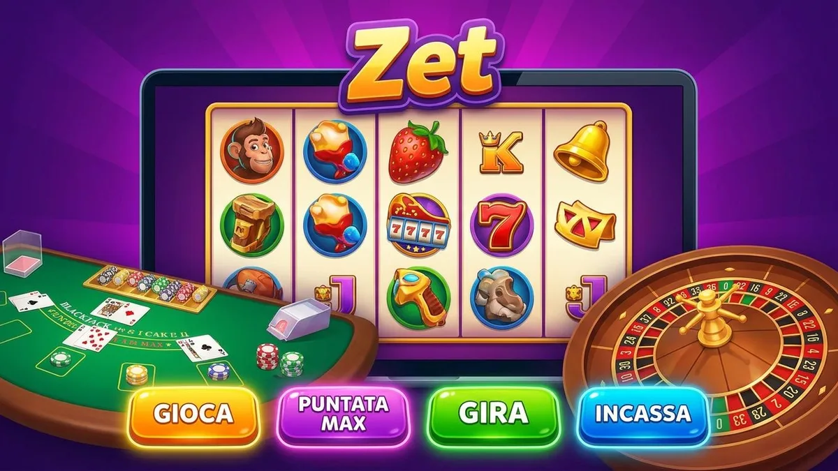 Giochi da casinò su Zet